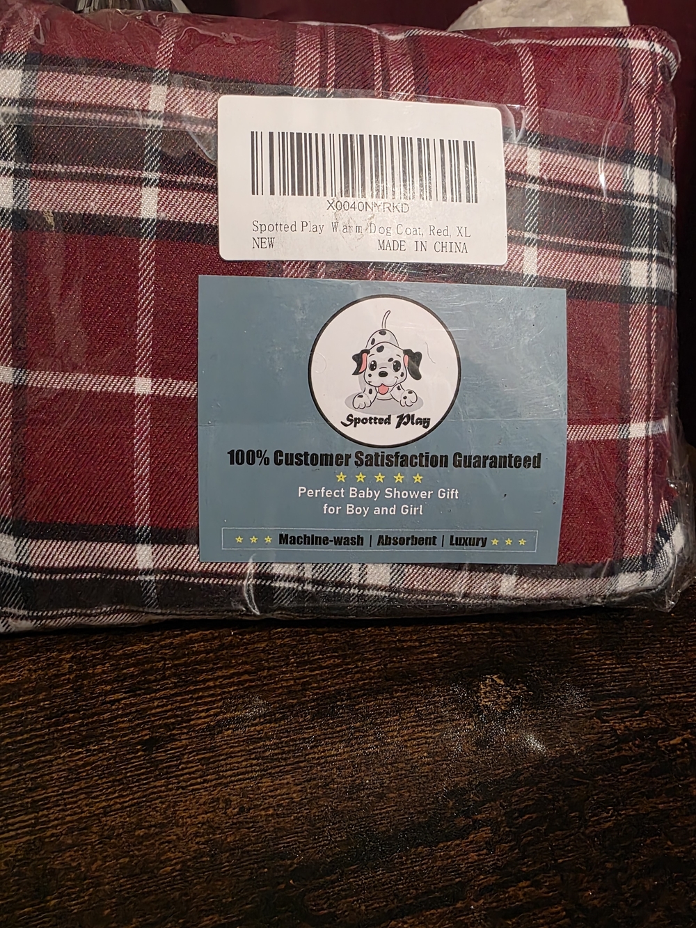 Red Flannel Dog Coats